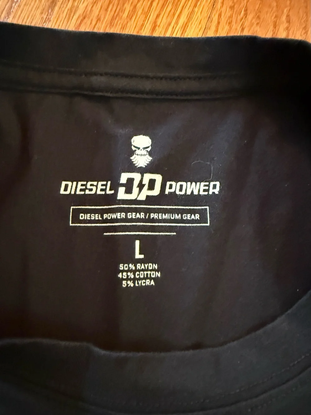 Diesel Power Men’s Black Sleeveless Flag Bearded Skull Logo American Proud
